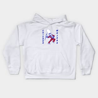 Defunct Chicago Majors Basketball 1961 Kids Hoodie